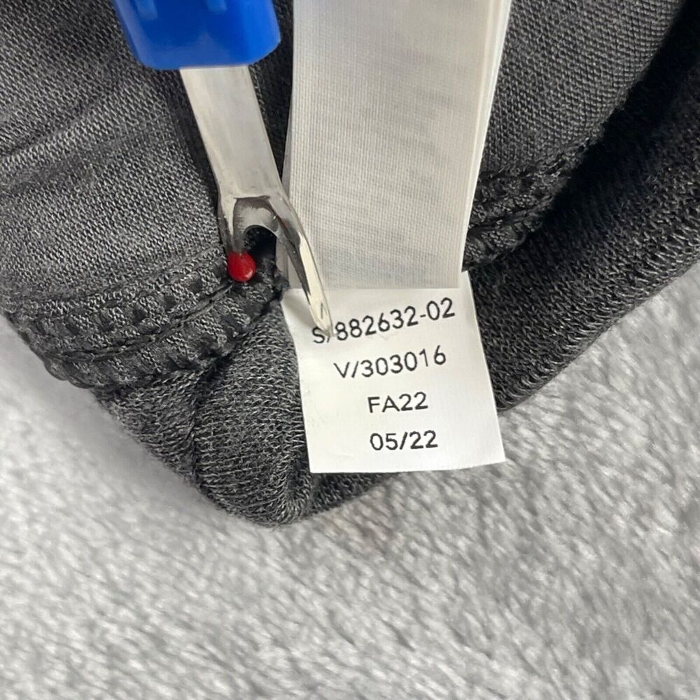 Athleta Sweatpants Womens XS Gray Ribbed Textured Tencel‎ Blend Ankle Cropped - Picture 14 of 15